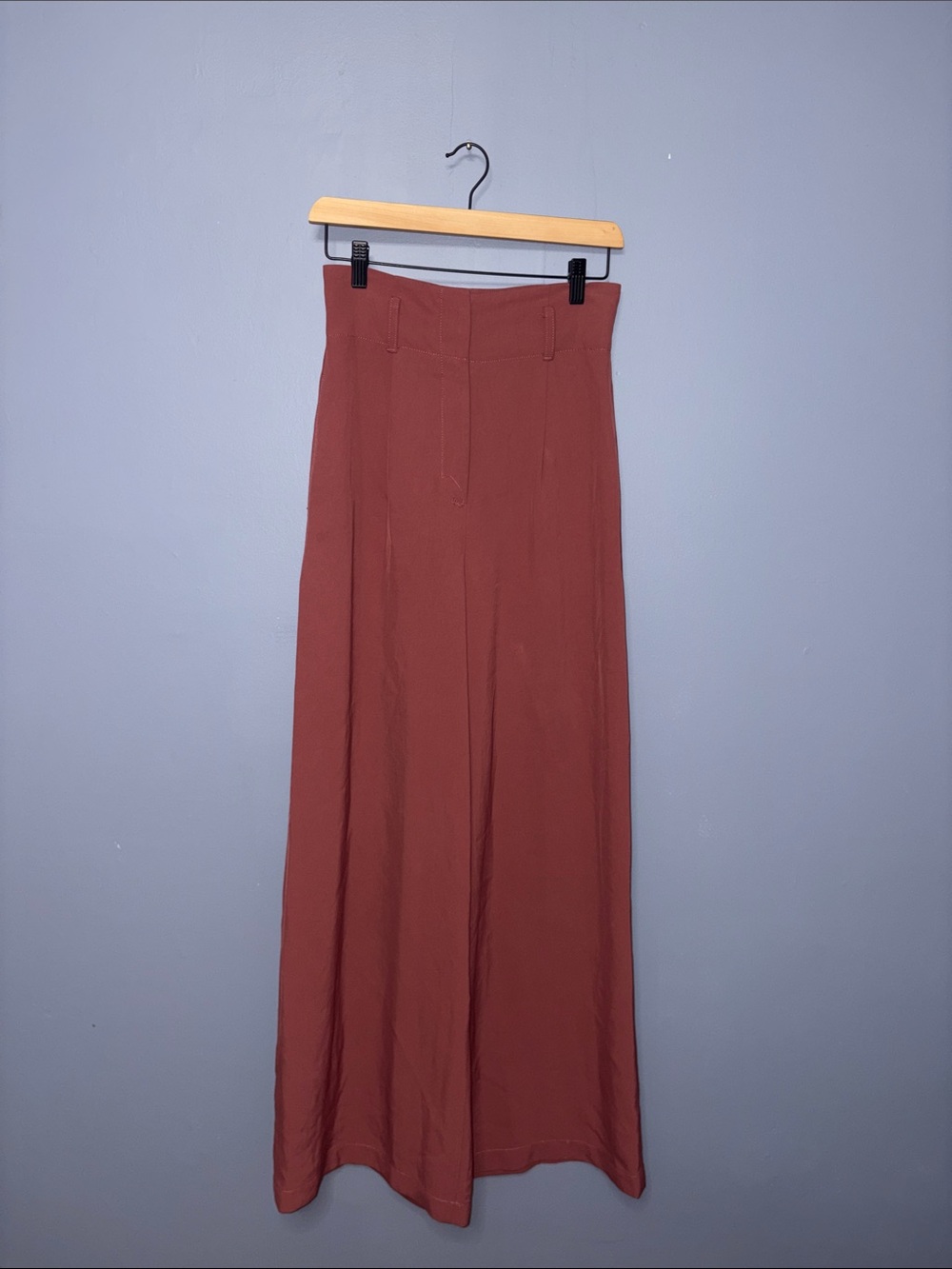 Wilfred • Burgundy Wide Leg Pants